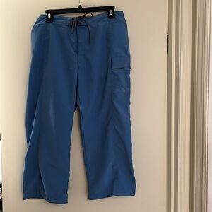 NORTH FACE WOMEN'S BLUE FAST DRY SWIM, KAYAKING CAPRI WATER PANTS SIZE 10